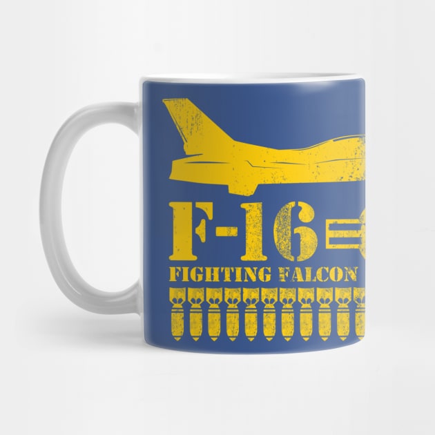 F-16 Fighting Falcon (distressed) by TCP